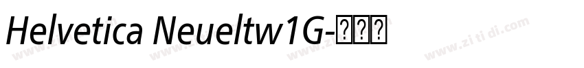 Helvetica Neueltw1G字体转换